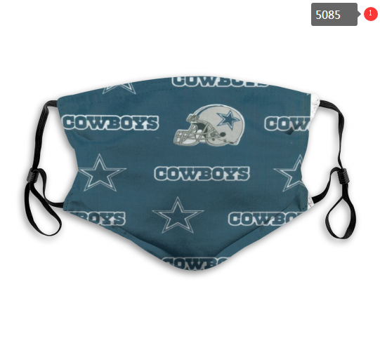 2020 NFL Dallas cowboys #15 Dust mask with filter->nfl dust mask->Sports Accessory